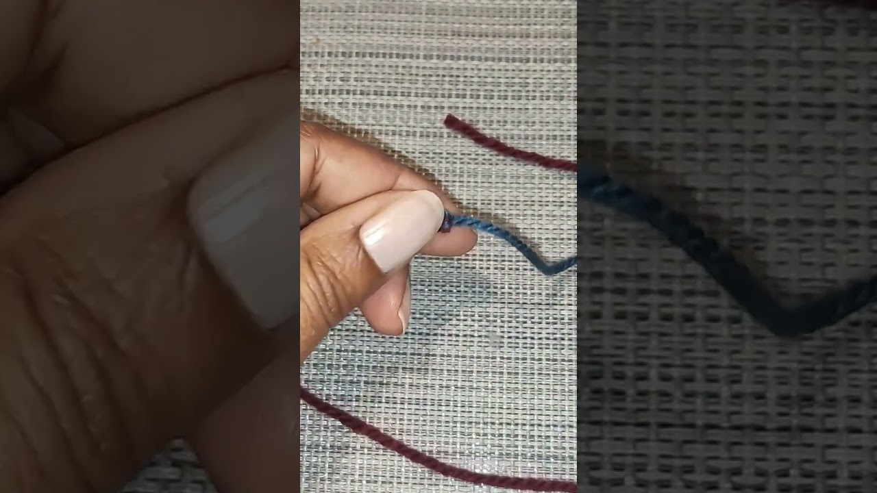 Relier 2 pelotes - Connect 2 Yarns