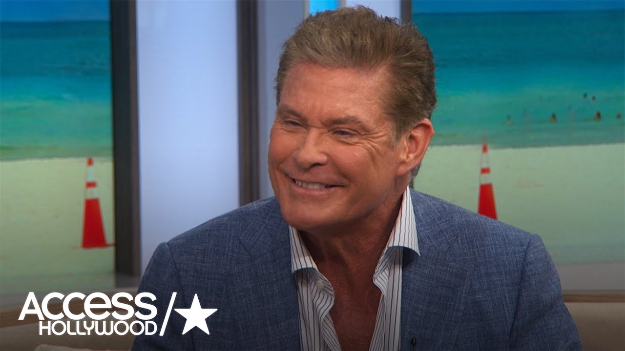 David Hasselhoff Plays Access Hollywood Live's 'Spin The Bottle' | Access Hollywood