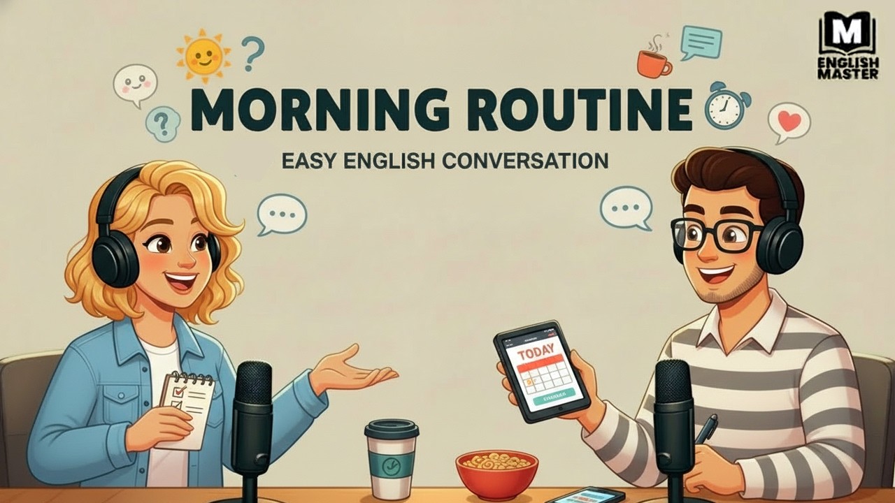 English Podcast for Easy English Conversation  | Fix Your Morning Routine |Real English Conversation