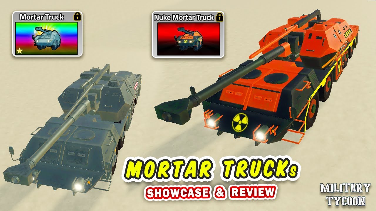 NUKE MORTAR TRUCK Showcase & Review | Military Tycoon Roblox