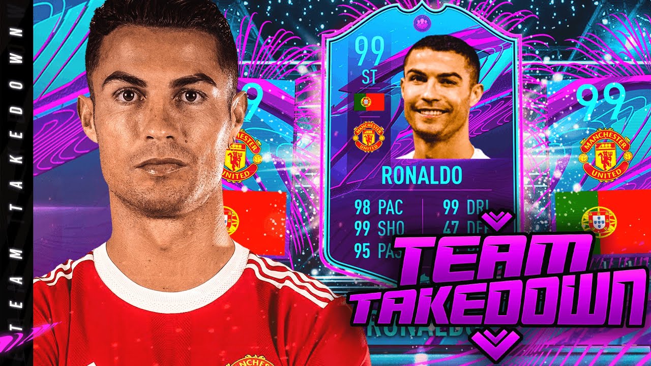 99 Manchester United Cristiano Ronaldo Team Takedown vs @AJ3 !!!