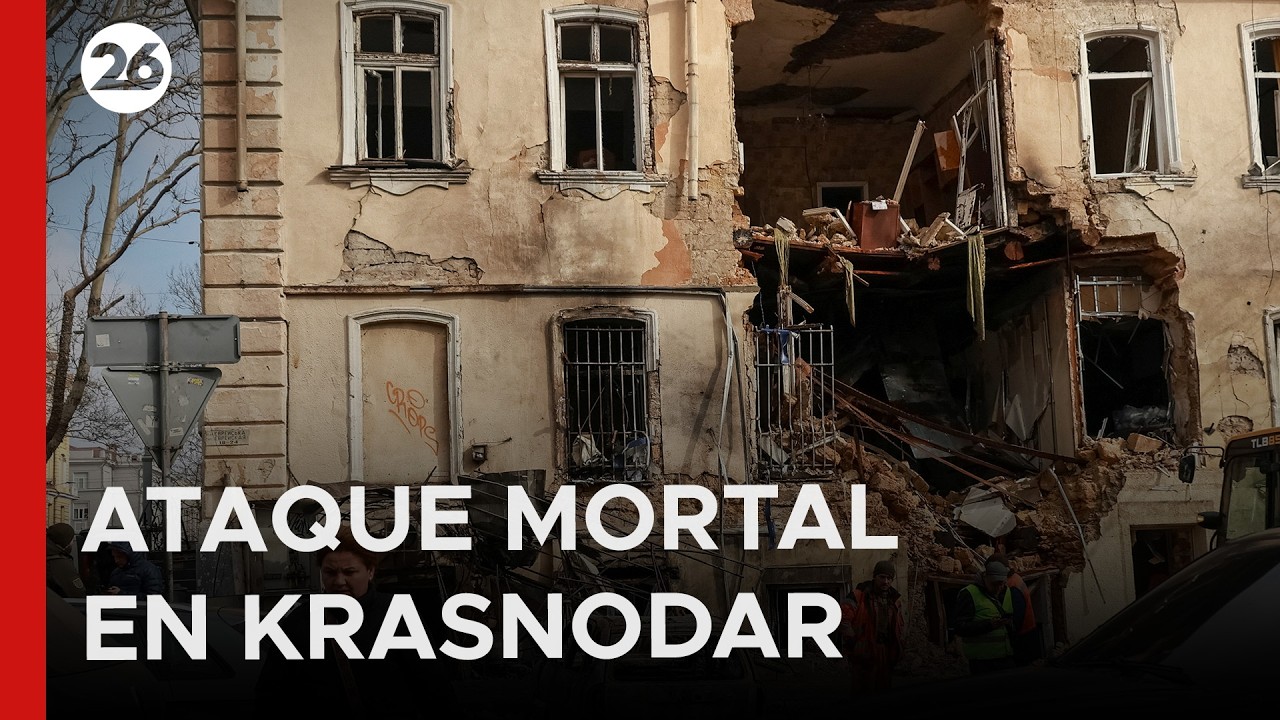 🇷🇺 UCRANIA ATACÓ CON DRONES EN EL SUR DE RUSIA | Ataque mortal contra un edificio