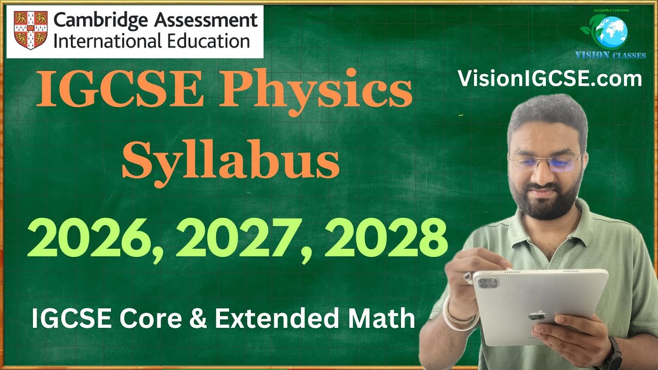 IGCSE Physics EXPERT Shares Top Tips for 2026, 2027, 2028 Syllabus