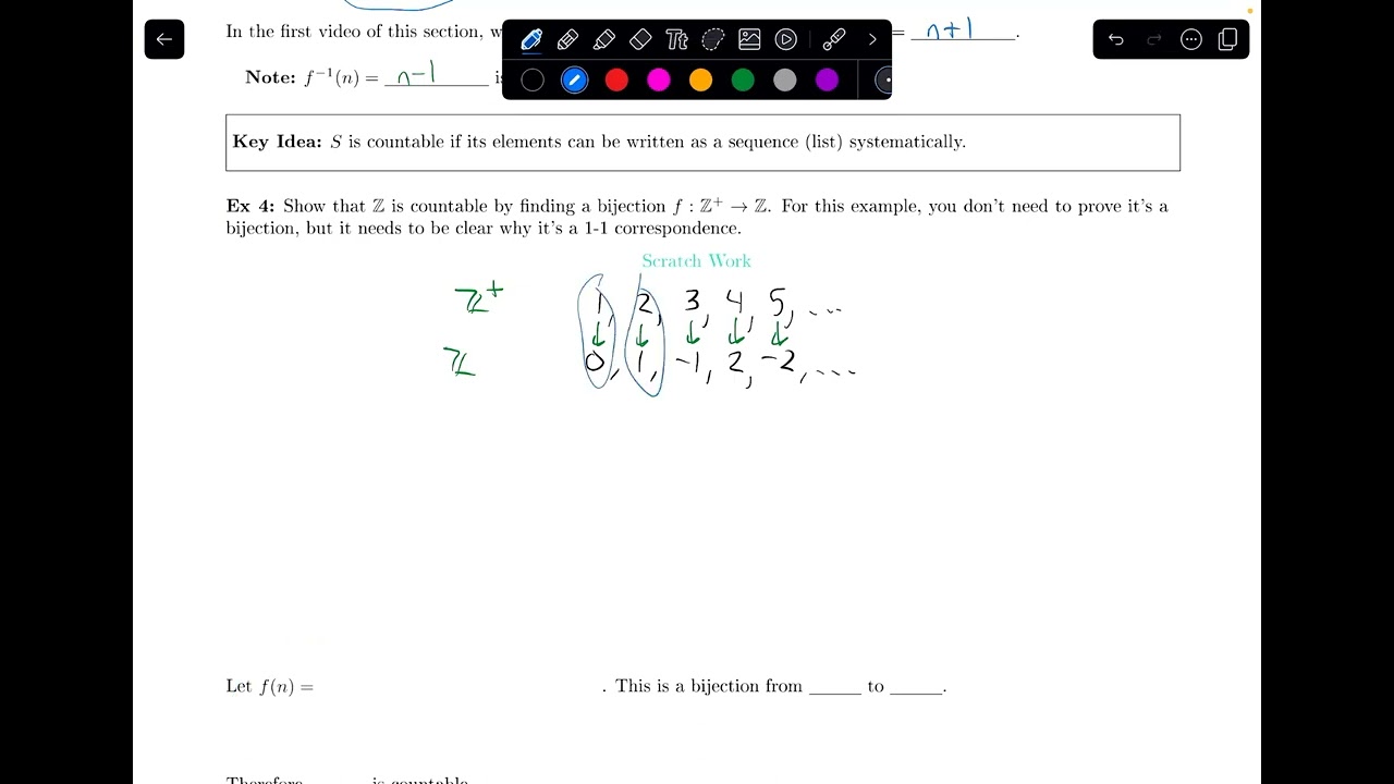 2.5.3 Countable and Uncountable Sets || Discrete Math