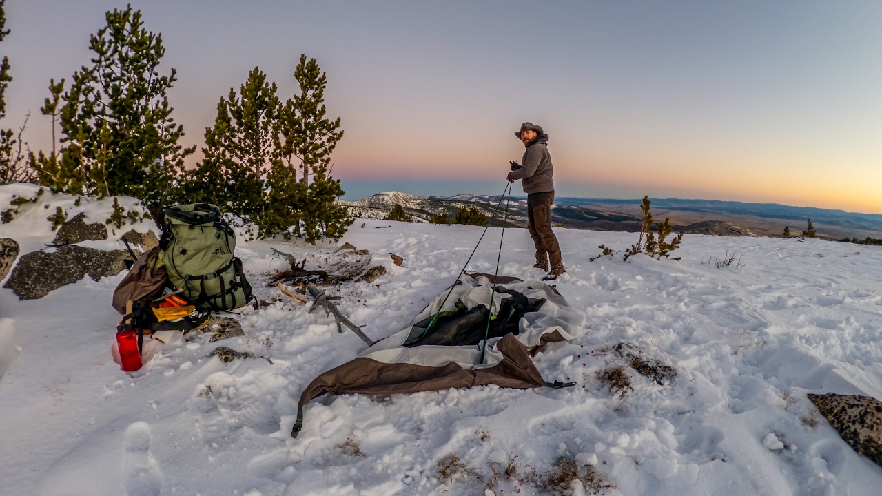 Solo Blizzard Camp: Cooking Yak Steak at 10,000ft