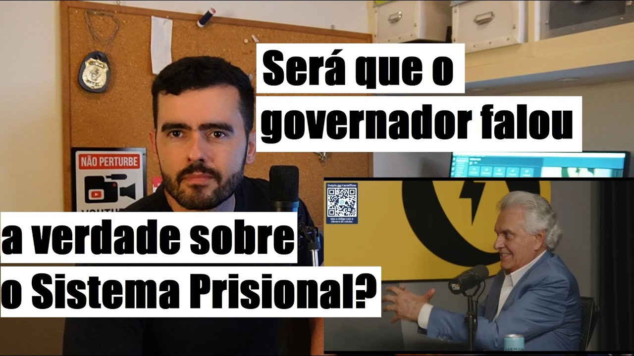 Polícia Penal - GOVERNADOR RONALDO CAIADO no FLOW (falando sobre o sistema prisional GO)