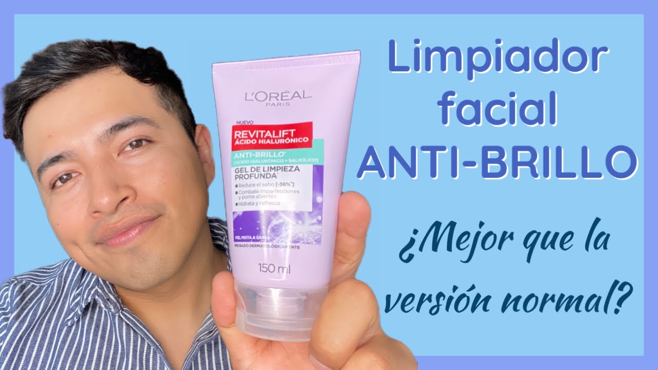 REVITALIFT ÁCIDO HIALURÓNICO ANTI-BRILLO Gel de limpieza profunda RESEÑA Erick Ortega