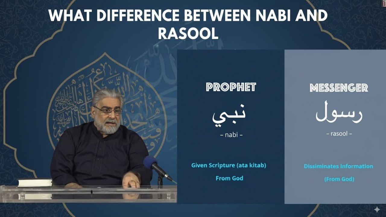 Difference between Prophet And Messenger | Quran Kya Kahta he By Muhammad Sheikh