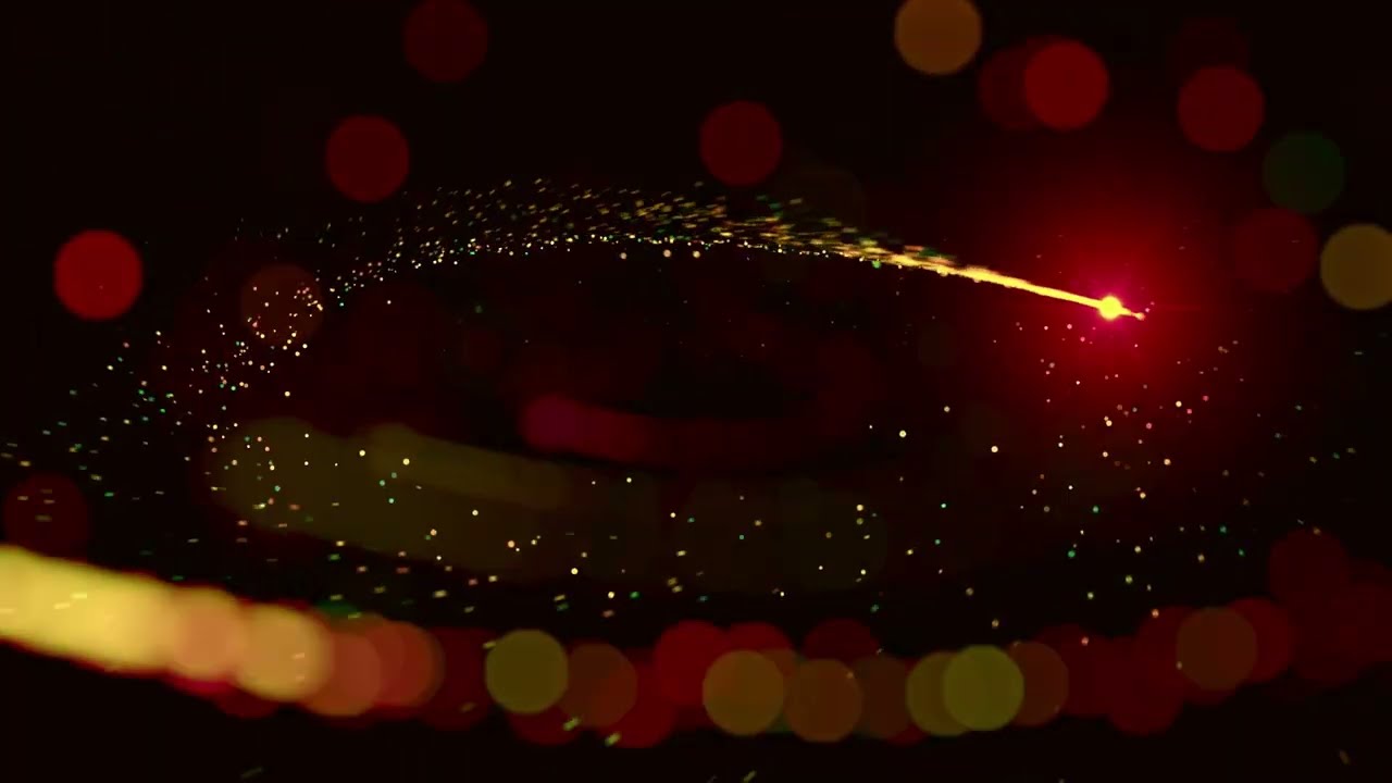 4K Firework Ribbon Reflections ║ Overlay Effect