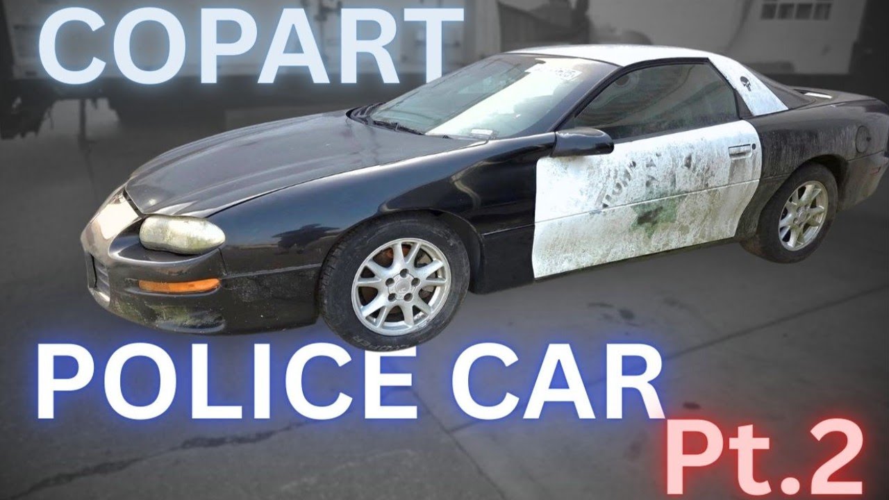 Flooded Copart Ex-CHP Camaro Hiding a Big Secret Under The Hood