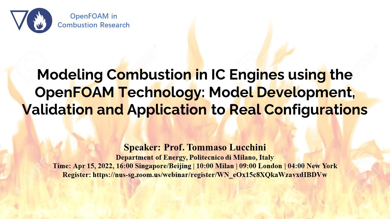 Modeling combustion in IC engines using the OpenFOAM technology