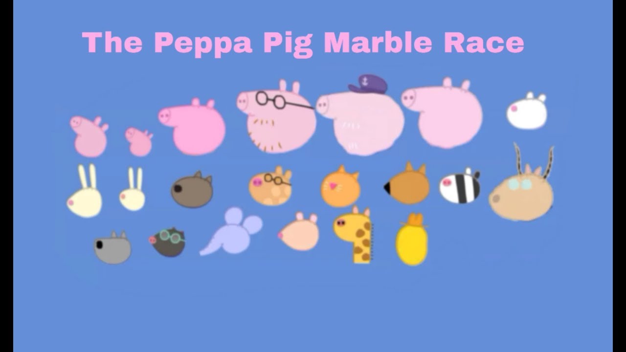 The Peppa Pig Marble Race!