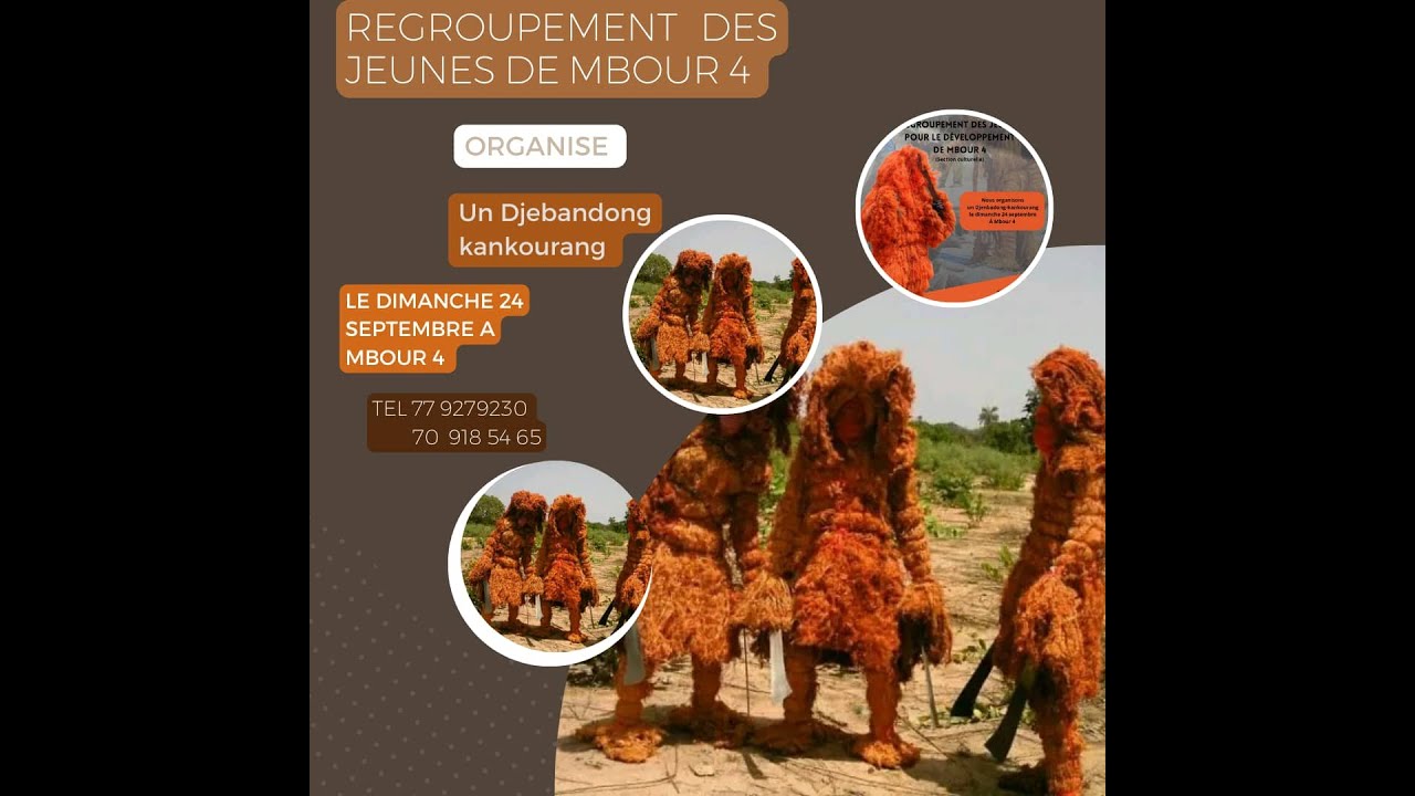 DIAMBADON de Mbour4 (Thiès)organiser par le Regroupement des jeunes pour le développement de Mbour4
