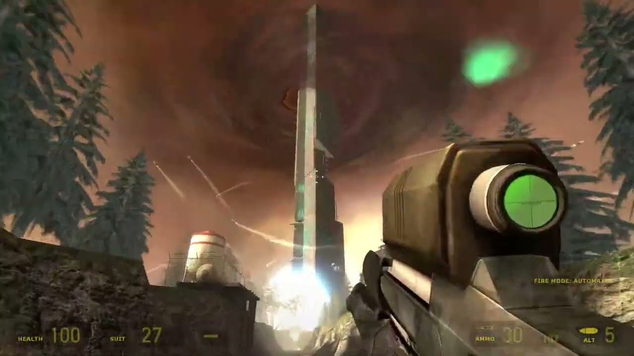 Half-Life 2 Episode One: Train Station Fight and Citadel Explosion