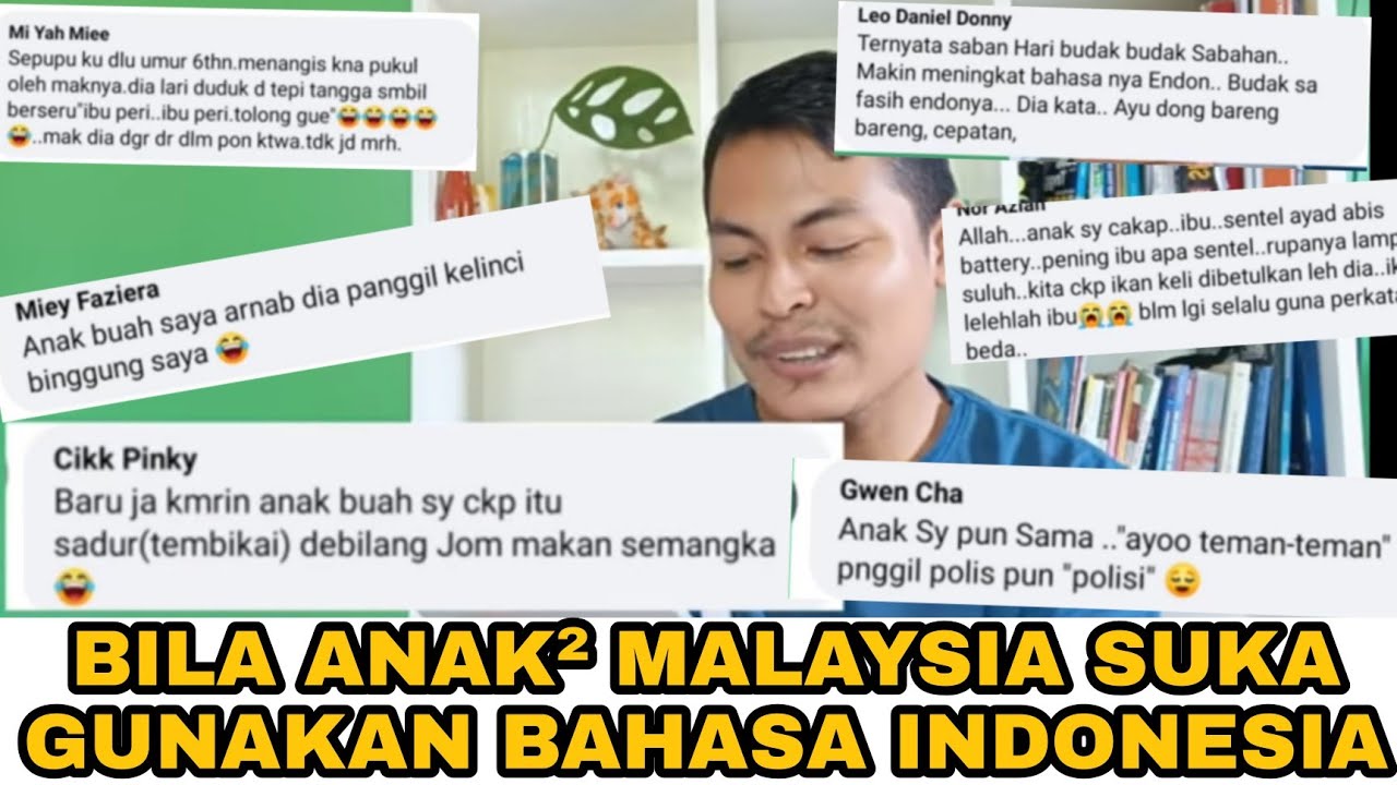 ORTU 🇲🇾 KHUATIR ANAK-ANAK MEREKA LEBIH SUKA BAHASA 🇮🇩BANDING BAHASA MELAYU😱
