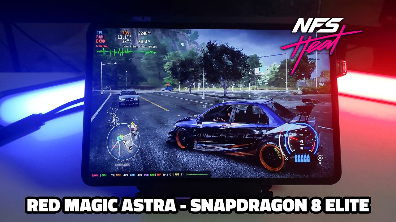 Need for Speed Heat - Gameplay on Android - Redmagic Astra Snapdragon 8 Elite - Gamehub