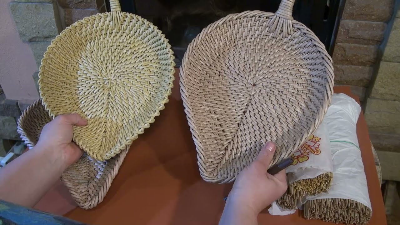Bandeja en forma de una hoja con el tejido de raíces