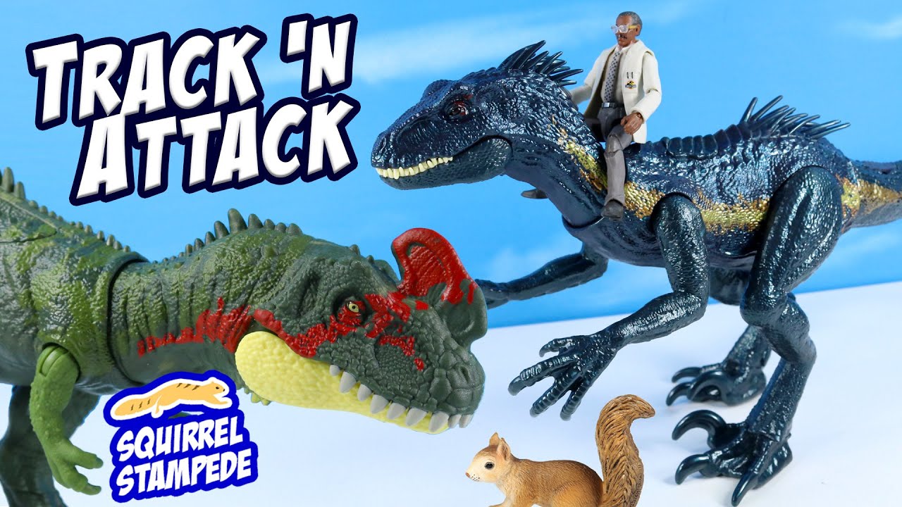 Jurassic World Dinosaur Indoraptor & Sinotyrannus Dino Trackers Review