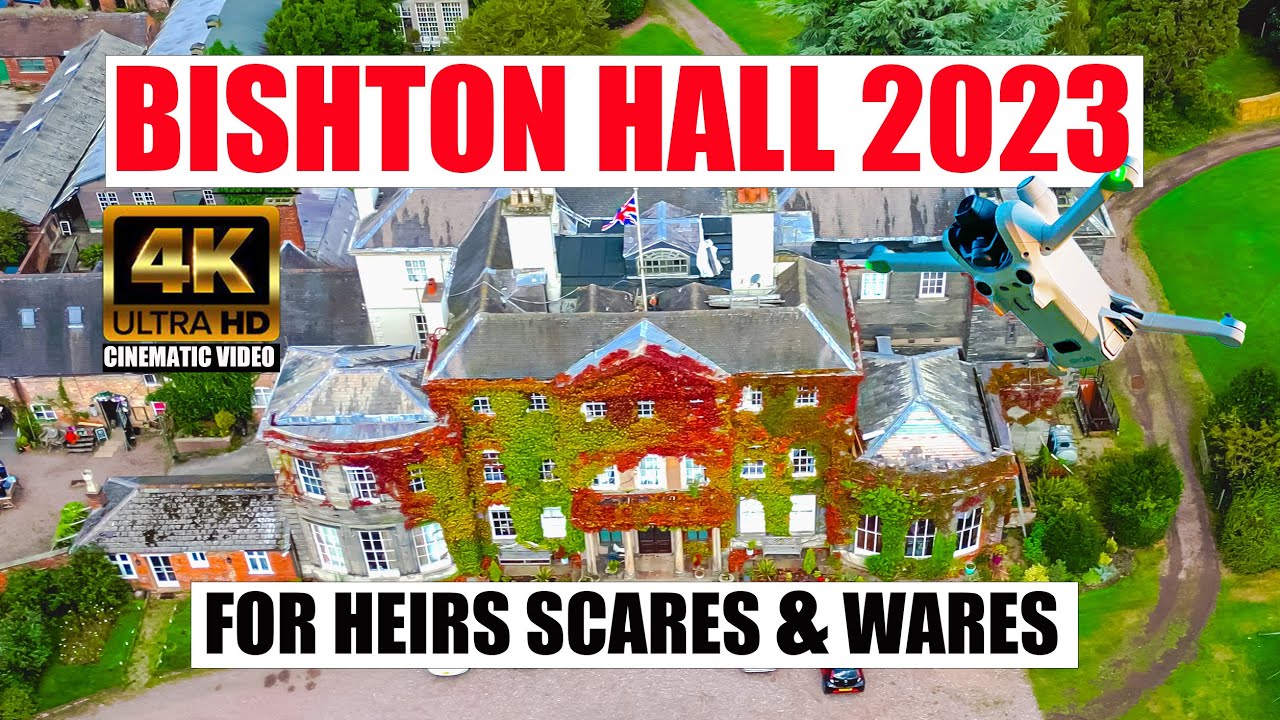 DJI mini 3 Pro in the air at Bishton Hall, Staffordshire 2023