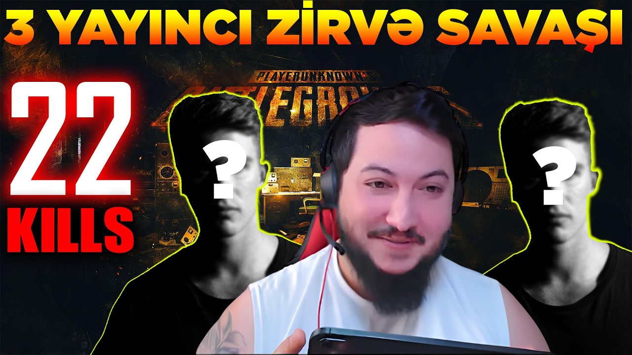 3 YAYINCIYLA BİRLİKTƏ EMULATOR SERVERİNDE 22 KİLLS 😍 ! QARŞIYA YAYINCILAR GƏLDİ 🥶 ! PUBG MOBİLE...
