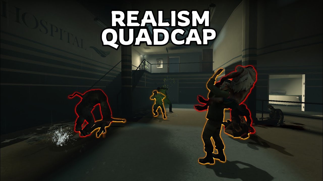 LEFT 4 DEAD 2 - REALISM QUAD CAP WITH RH4XOR - NO MERCY