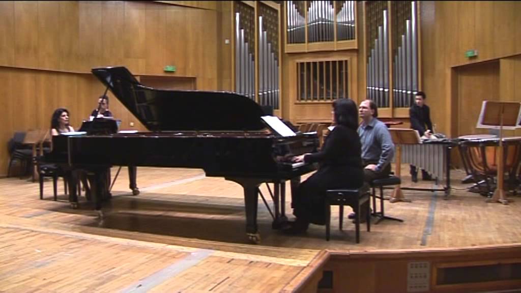 Alexander Yossifov- Concertino for piano duo and percussion