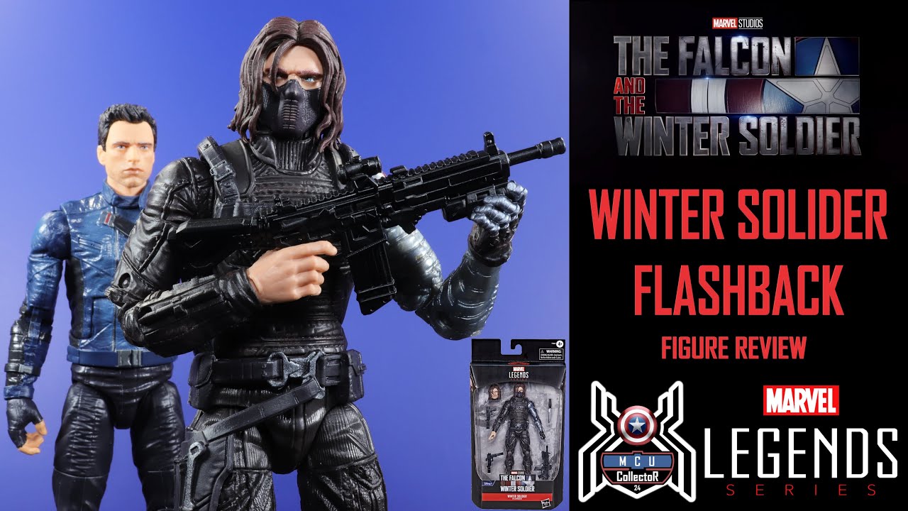 Marvel Legends WINTER SOLDIER FLASHBACK Bucky Barnes TFATWS Falcon Disney+ MCU Figure Review