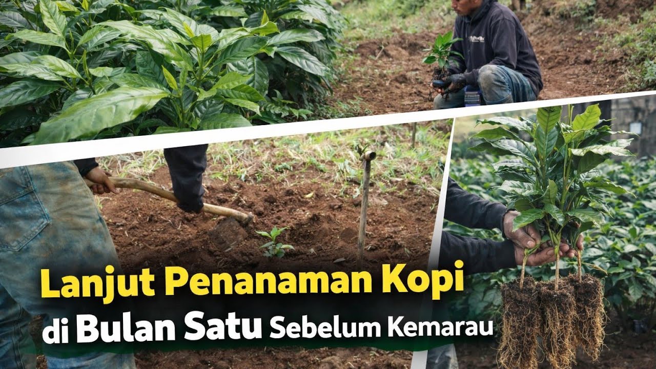 LANJUT PENANAMAN KOPI DI BULAN SATU WAKTU TERBAIK SEBELUM DATANG MUSIM KEMARAU