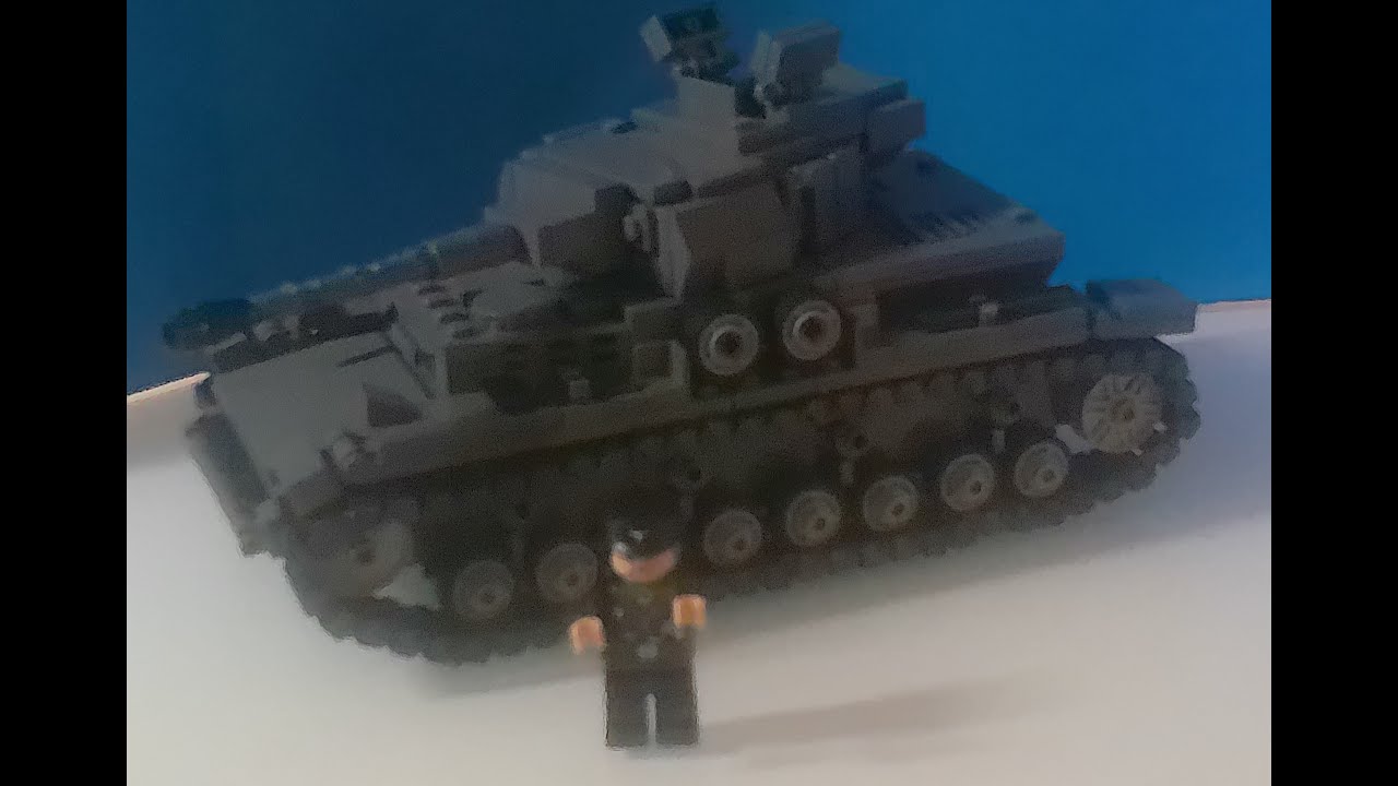 Brickmania Panzer IV Ausf G Speed Build and Review From Digital Instructions