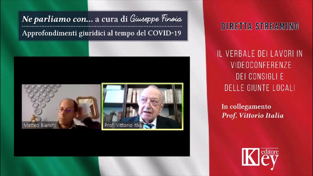 Il verbale dei Consigli e delle Giunte locali in videoconferenza