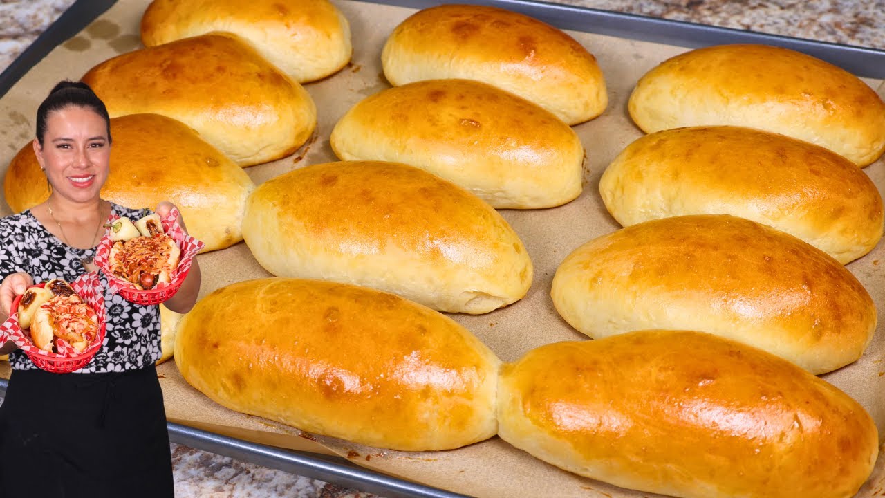 Mejor que el de la tienda Pan para Dogos (Hot Dogs) ¡suavecito y espectacular!