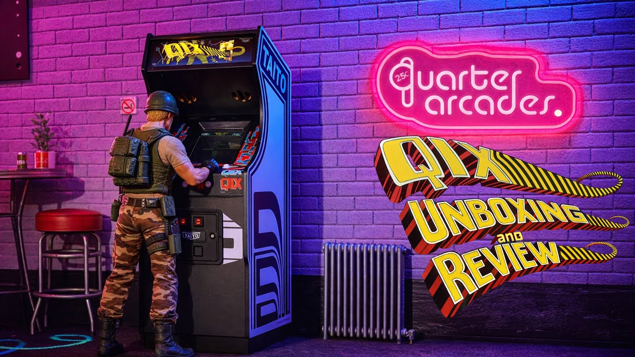 Quarter Arcades Qix Unboxing and Review!