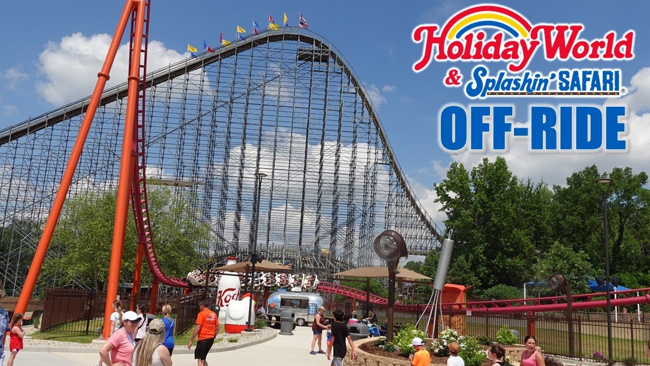 Holiday World & Splashin' Safari Off-Ride Footage (2020-2024), Indiana Theme Park | Non-Copyright