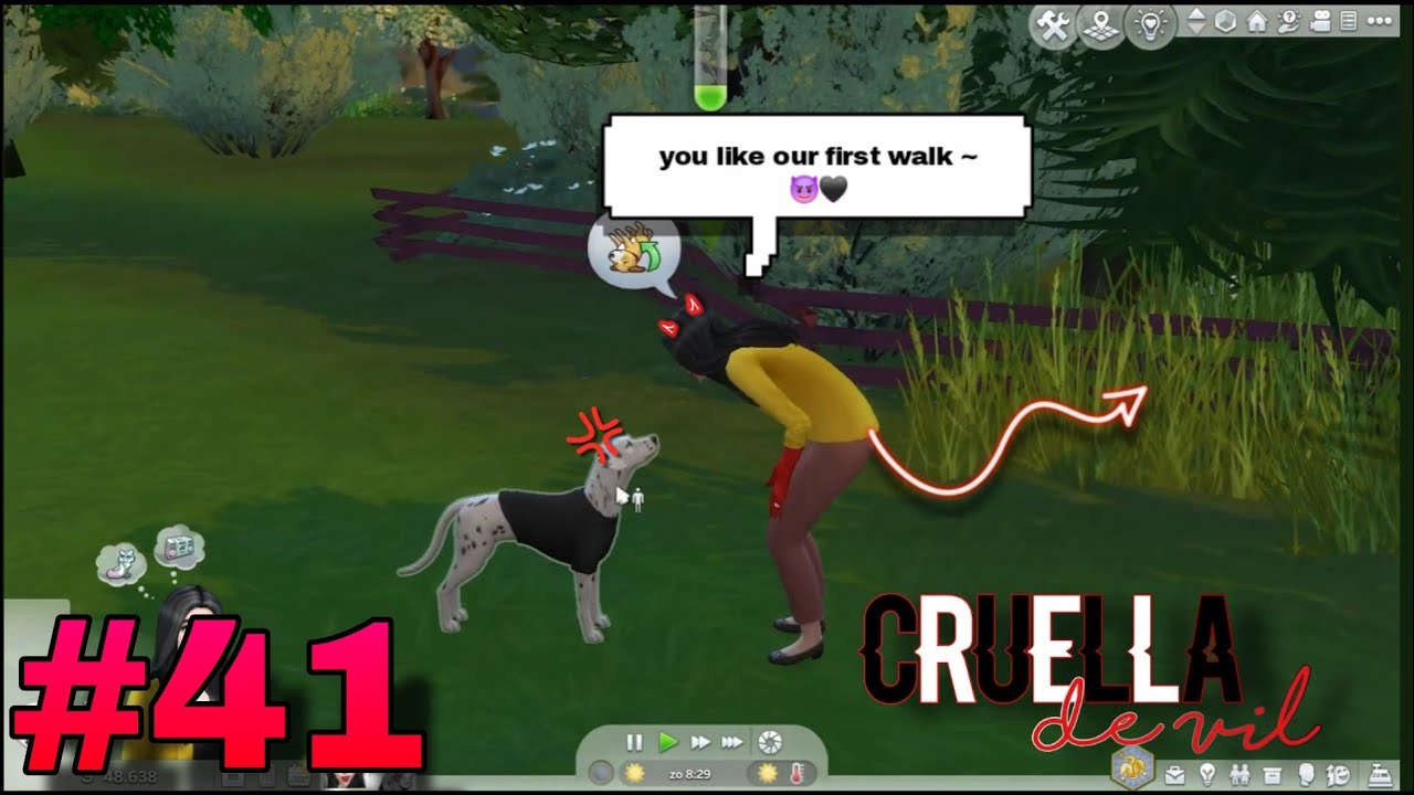 #41 Let's Be Devil Cruela devil Her First Day & Trying Gather More Pets