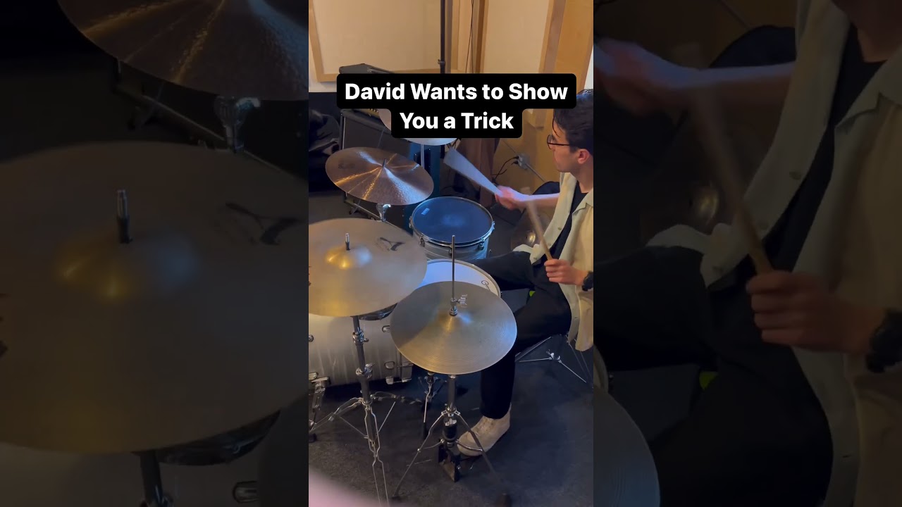 Hear David Create Music Magic with His One-of-a-Kind Cymbal Sound