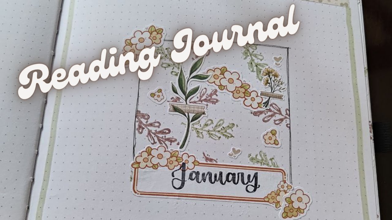 January 2024 Reading Journal Setup