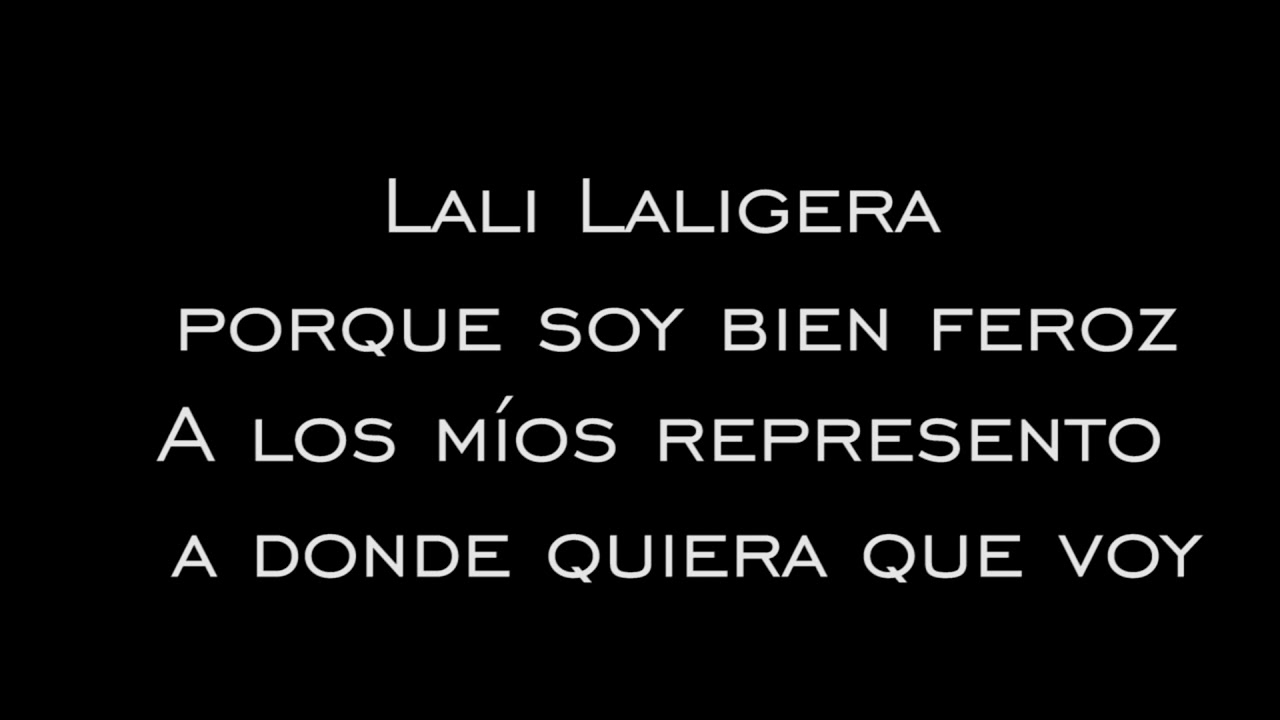 Lali - LALIGERA Letra