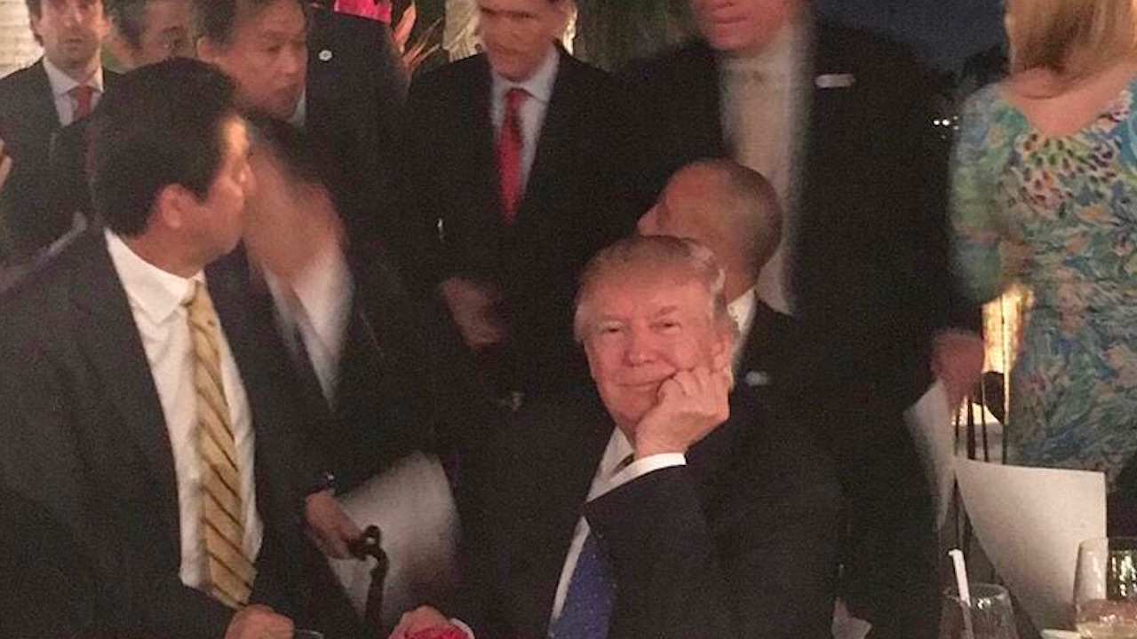Why Is Everyone But Trump Freaking Out In This Picture?