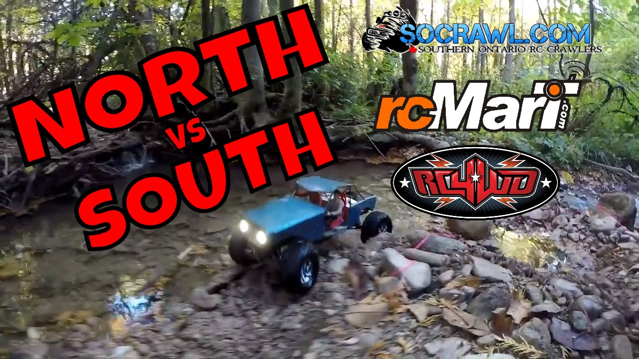 SoCrawl's North VS South Footage!!!! VS_Customs Rockbeach Customs RCMart and RC4WD