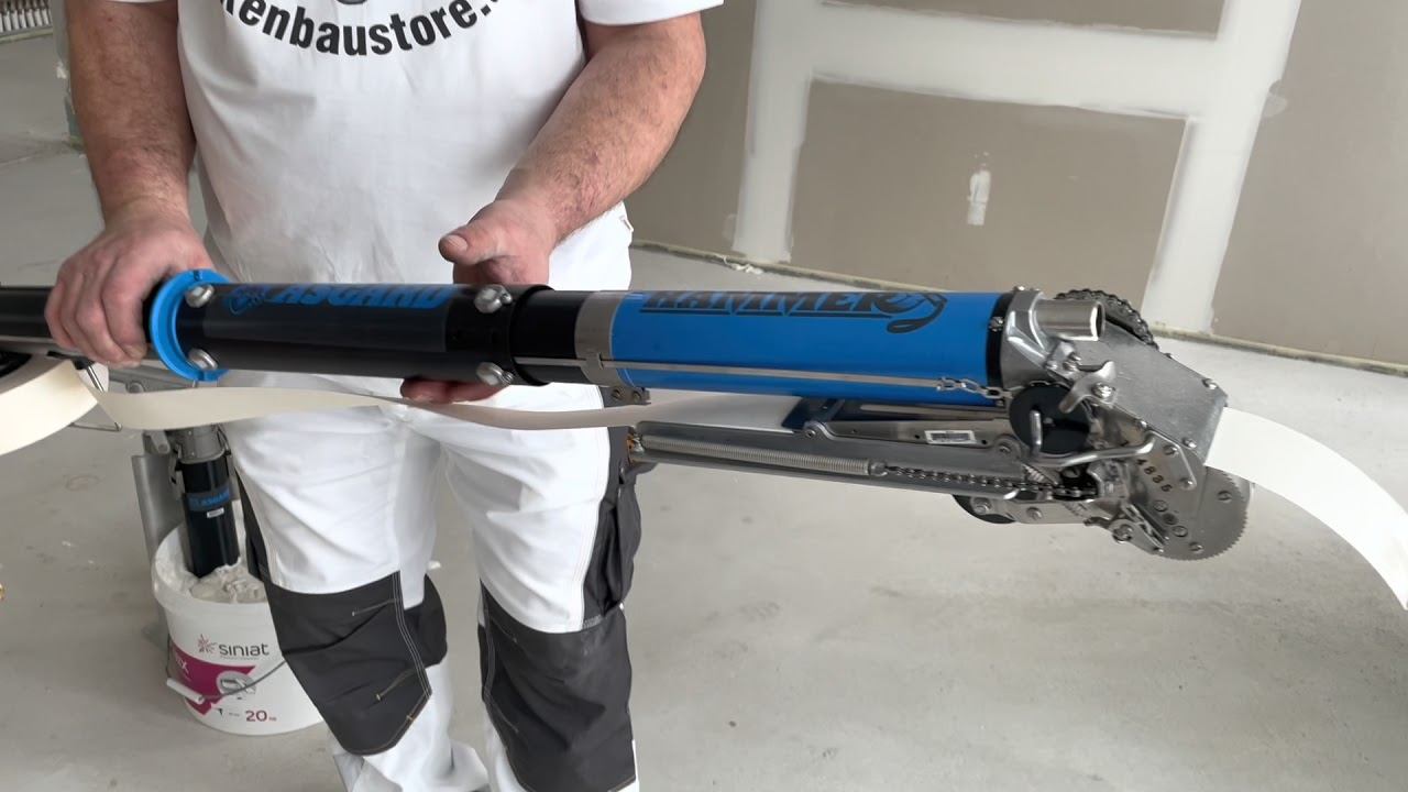 Inbetriebnahme des Tapers (Bazooka) von Asgard Tools
