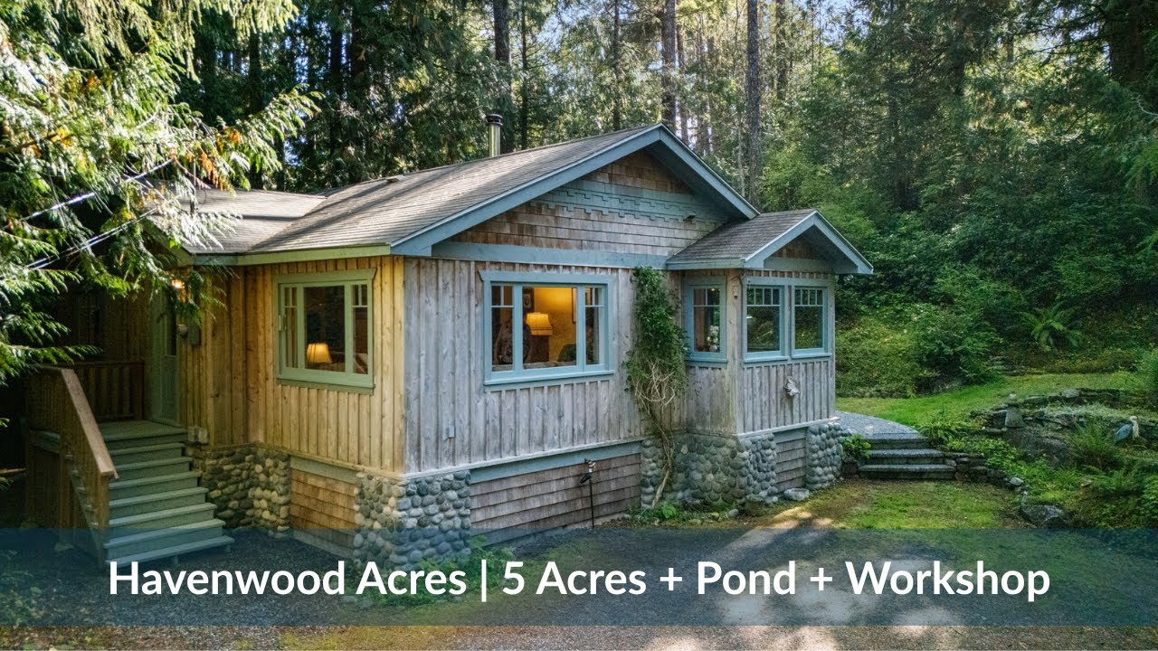 Sooke Acreage for Sale | Havenwood Acres | 5 Acres w/ Workshop, Pond & Gardens | Vancouver Island