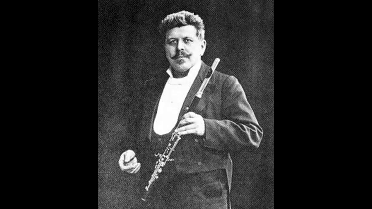 Maximilian Schwedler (flute) - Rondo Burlesco (Kuhlau) (c. 1910)
