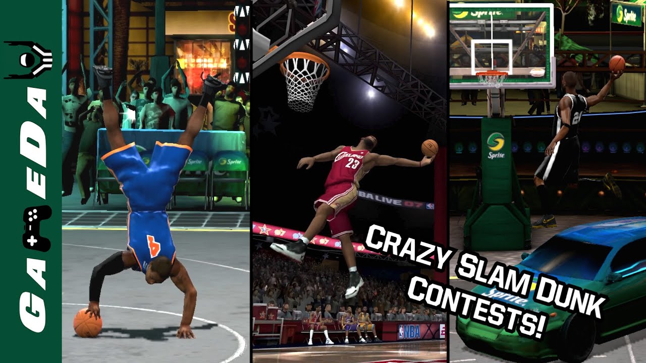 Video Game Slam Dunk Contests Were Crazy! | GameDay