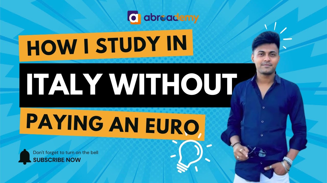 How I Study in Italy WITHOUT Paying a CENT : Student Reveals Hidden Truth