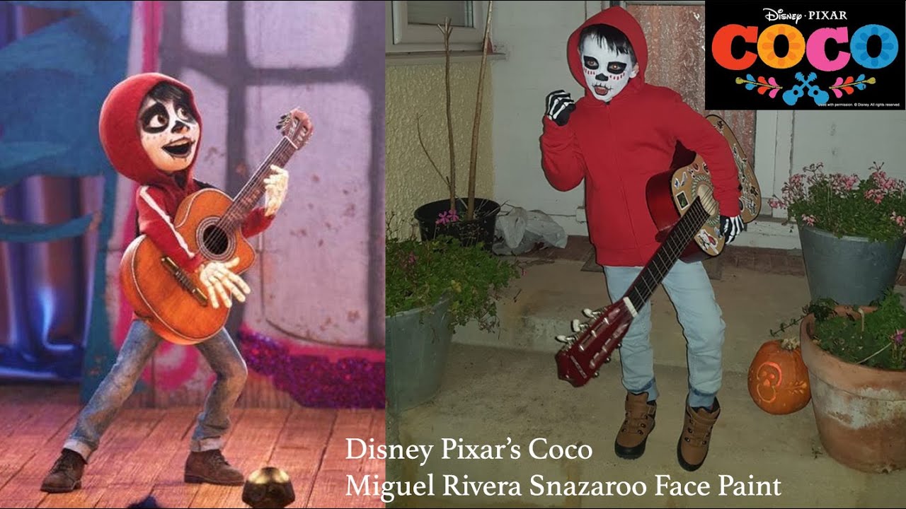 Disney Pixar's Coco | Snazaroo Face Paint | Watch Rio turn into Miguel  for Halloween