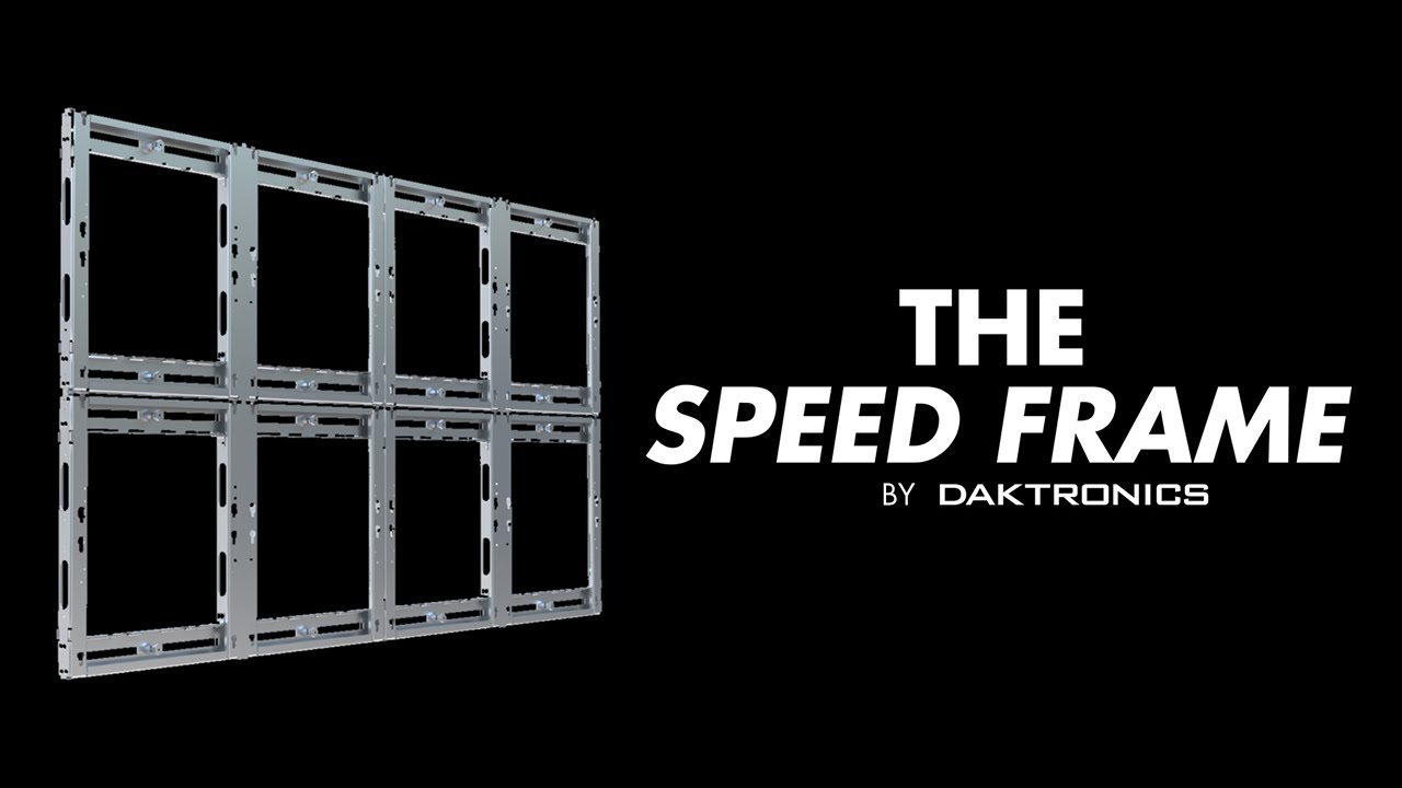 Speed Frame by Daktronics: Simplifying LED Display Installation