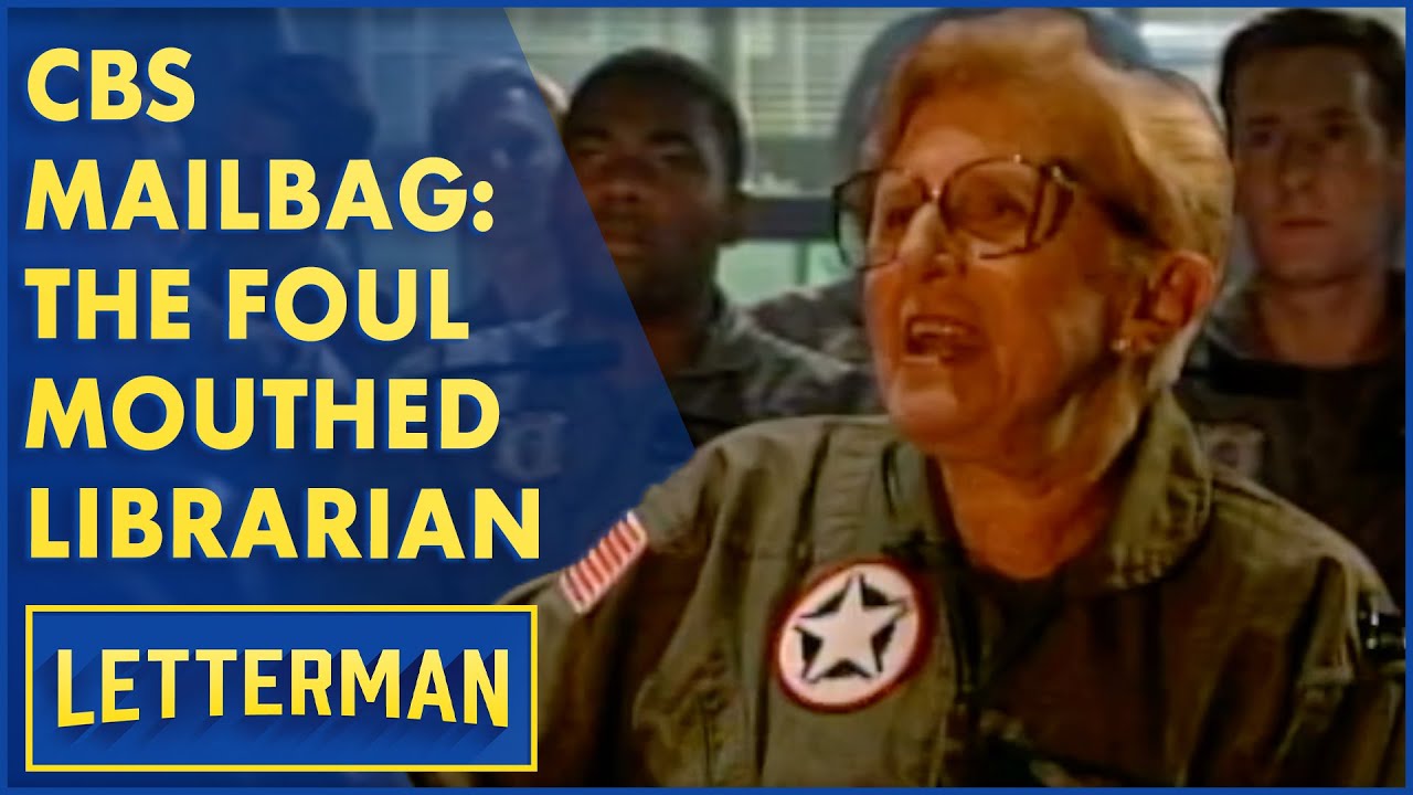 CBS Mailbag: The Foul-Mouthed Librarian Goes Hollywood | Letterman