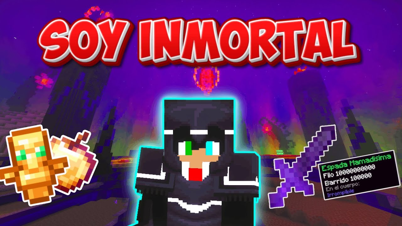 Me volv&iacute; INMORTAL en Minecraft... y esto pas&oacute; 😱🔥 | FullPvP INFECTION