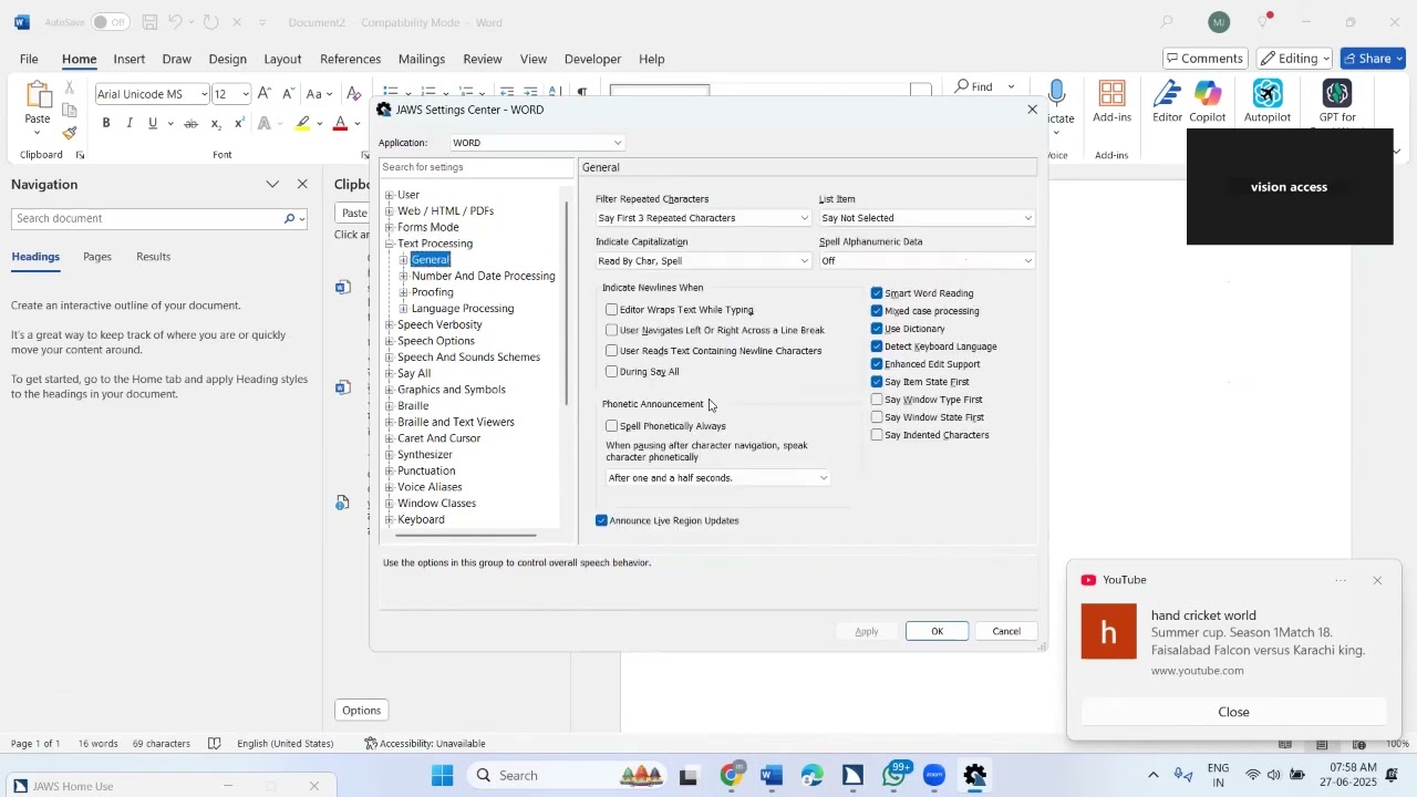 JAWS 2025 Auto Language Switching | Read Hindi, Marathi & English Instantly with TTS!