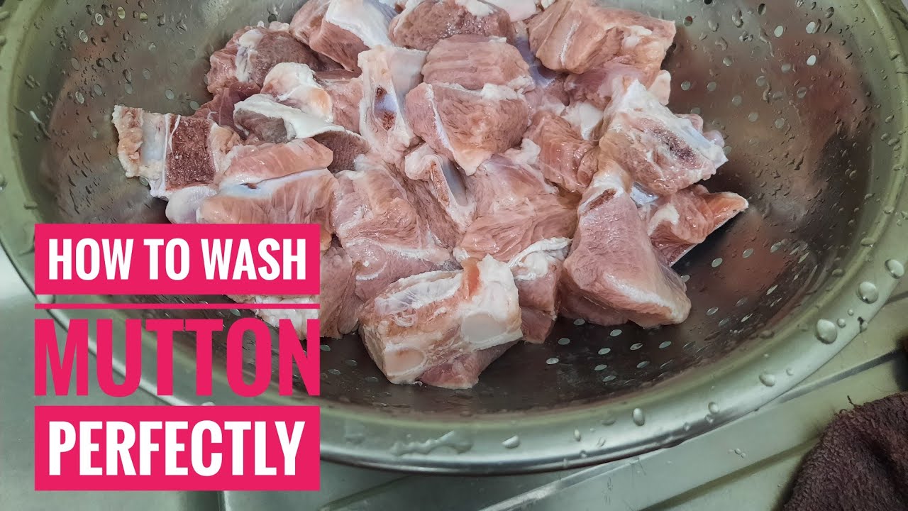 How to wash mutton perfectly |How to wash mutton without false smell|Washing Tips|Daily tips